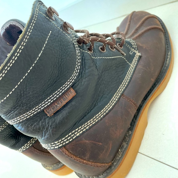 Wolverine Duck boots / waterproof premium leather boots EUC main image 4